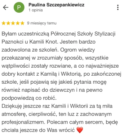 Opinie półroczna szkoła stylizacji paznokci